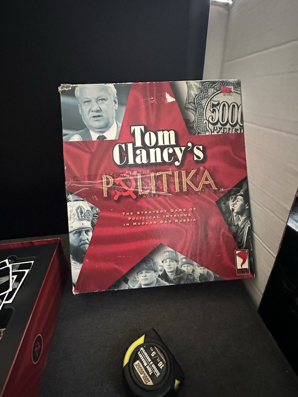 Tom Clancy’s Politika Board Game 1997 Incomplete Parts Replacement